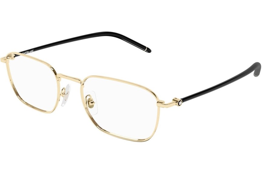 Okulary korekcyjne Mont Blanc MB0369O 001 Prostokątne Złote