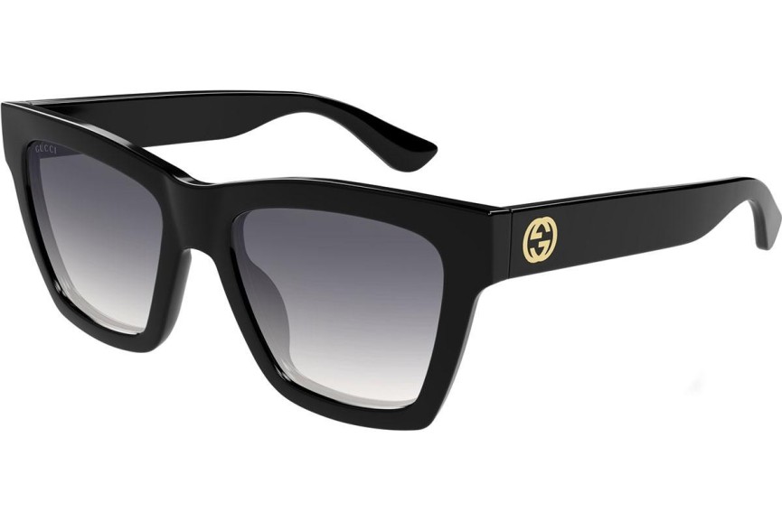 Okulary przeciwsłoneczne Gucci GG1714S 001 Kwadratowe Czarne