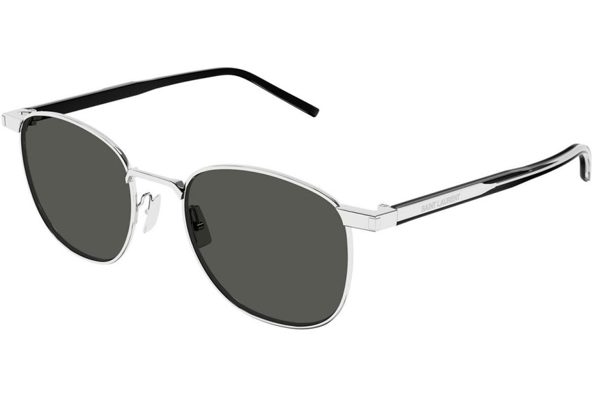 Okulary przeciwsłoneczne Saint Laurent SL747 007 Kwadratowe Srebrne