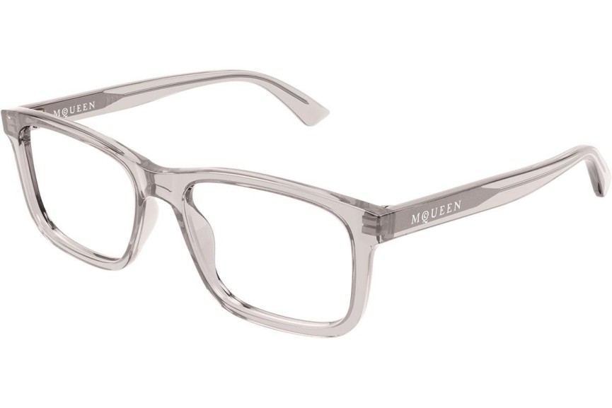 Okulary korekcyjne Alexander McQueen AM0486O 008 Kwadratowe Szare