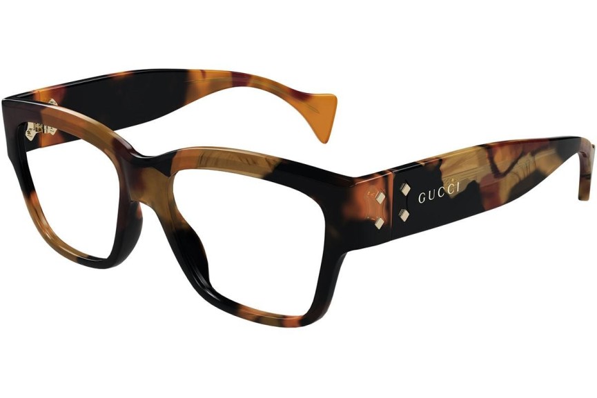 Okulary korekcyjne Gucci GG1705O 002 Kwadratowe Havana