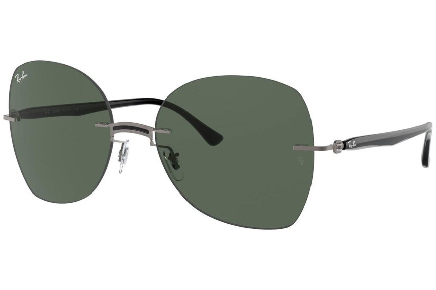 Okulary przeciwsłoneczne Ray-Ban Titanium Collection RB8066 154/71 Kwadratowe Szare