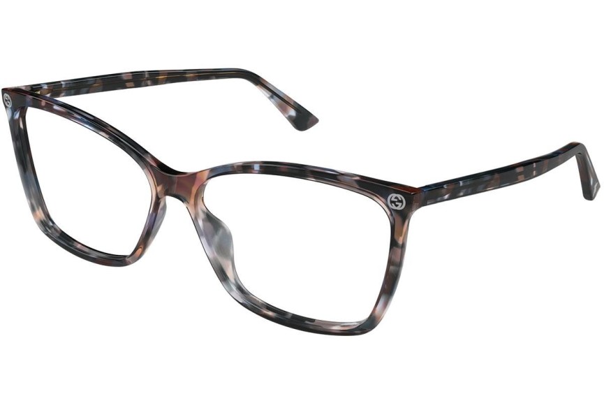 Okulary korekcyjne Gucci GG0025O 015 Kocie oczy Wielokolorowe