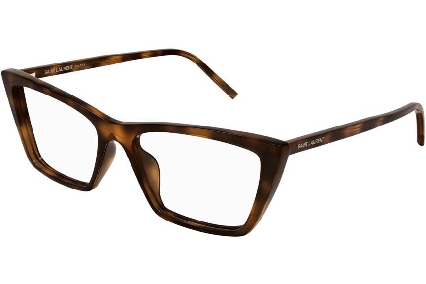 Okulary korekcyjne Saint Laurent SL737MICATHINOPT 003 Kocie oczy Havana