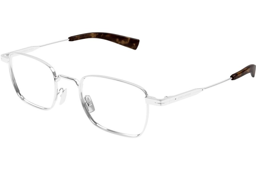 Okulary korekcyjne Saint Laurent SL729 005 Kwadratowe Srebrne