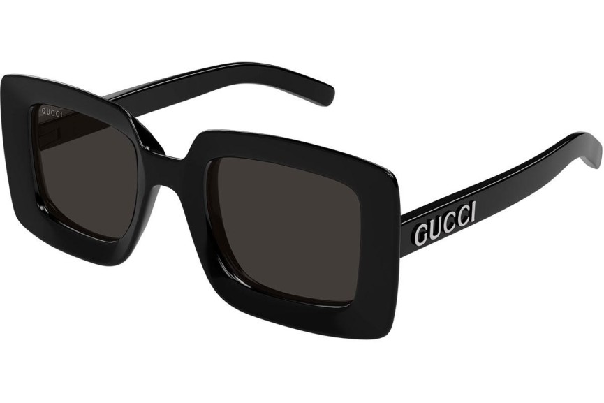 Okulary przeciwsłoneczne Gucci GG1718S 001 Kwadratowe Czarne