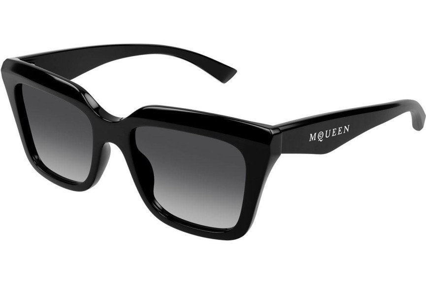 Okulary przeciwsłoneczne Alexander McQueen AM0473S 001 Kwadratowe Czarne