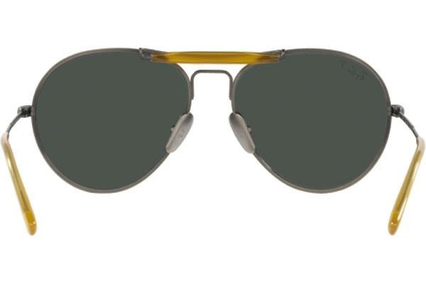 Okulary przeciwsłoneczne Ray-Ban Chromance Collection RB8063 9208K8 Polarized Pilotki (Aviator) Srebrne