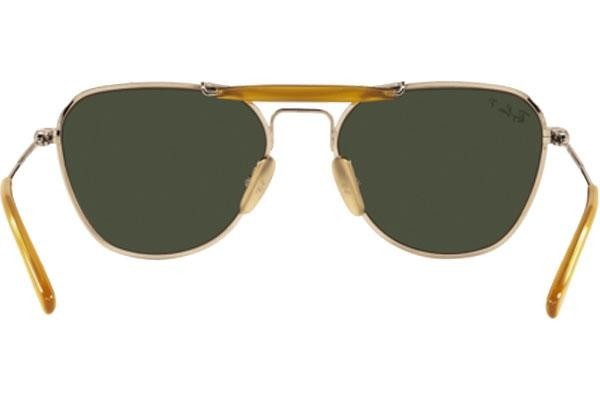 Okulary przeciwsłoneczne Ray-Ban Chromance Collection RB8064 9205P1 Polarized Nieregularny Złote