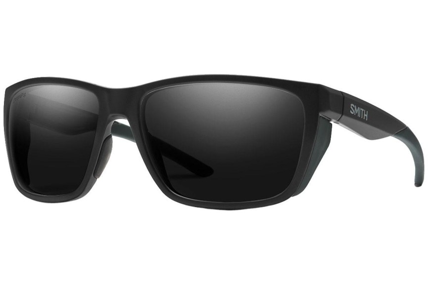 Okulary przeciwsłoneczne Smith Longfin 003/6N Polarized Kwadratowe Czarne