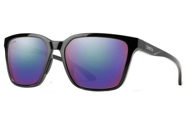 Okulary przeciwsłoneczne Smith SHOUTOUT 807/DF Polarized Kwadratowe Czarne