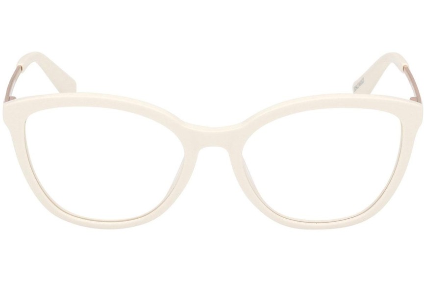 Okulary korekcyjne Guess GU50171 021 Kocie oczy Białe