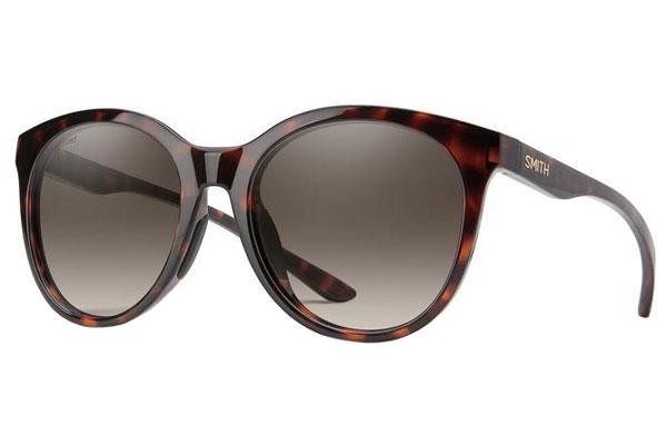 Okulary przeciwsłoneczne Smith BAYSIDE 086/LA Polarized Okrągłe Havana