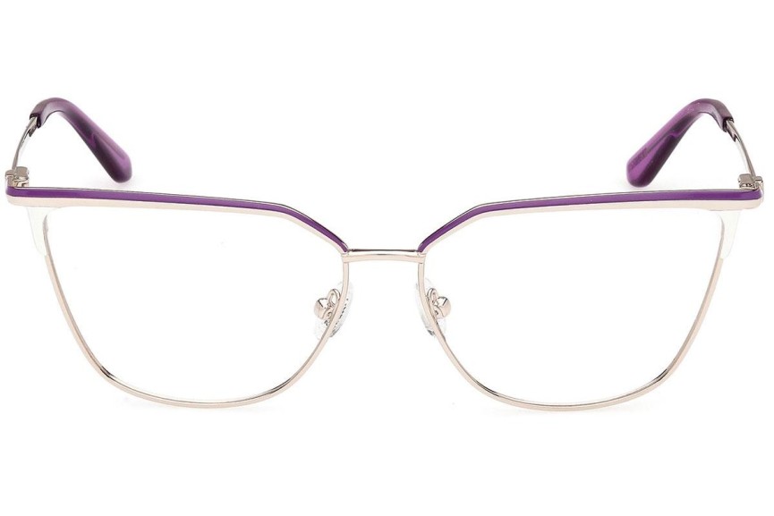 Okulary korekcyjne Guess GU50148 083 Prostokątne Złote