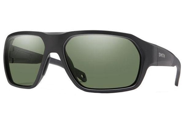 Okulary przeciwsłoneczne Smith DECKBOSS 003/L7 Polarized Prostokątne Czarne