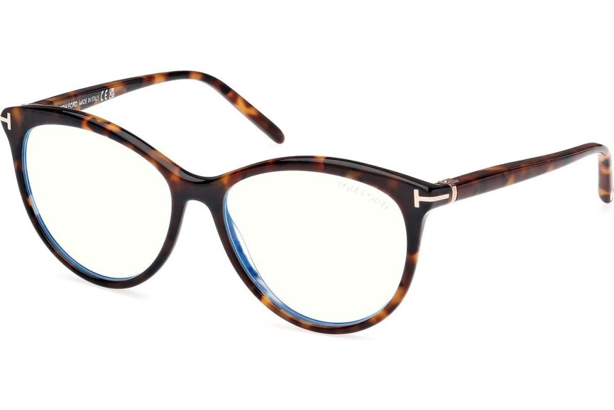 Okulary korekcyjne Tom Ford FT5990-B 052 Okrągłe Havana