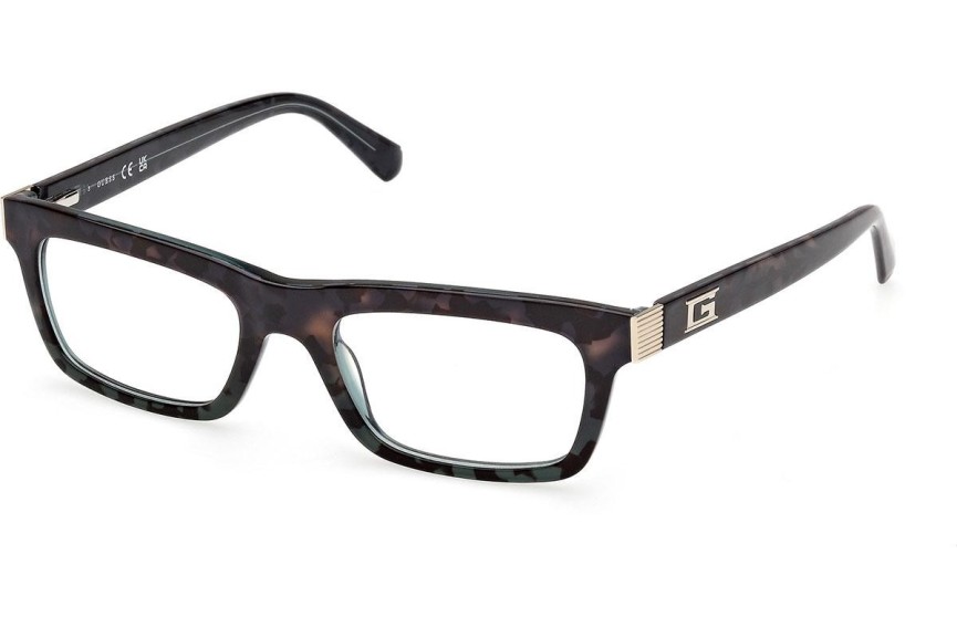 Okulary korekcyjne Guess GU50242 098 Prostokątne Havana