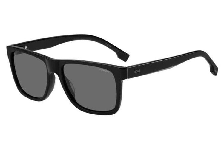 Okulary przeciwsłoneczne BOSS BOSS1759/G/S 807/M9 Polarized Kwadratowe Czarne