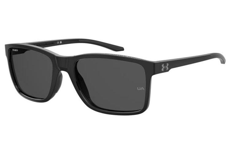 Okulary przeciwsłoneczne Under Armour UAHUSTLEXL 807/M9 Polarized Kwadratowe Czarne