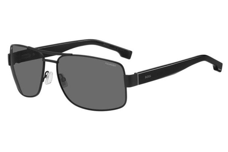 Okulary przeciwsłoneczne BOSS BOSS1761/S 003/M9 Polarized Kwadratowe Czarne