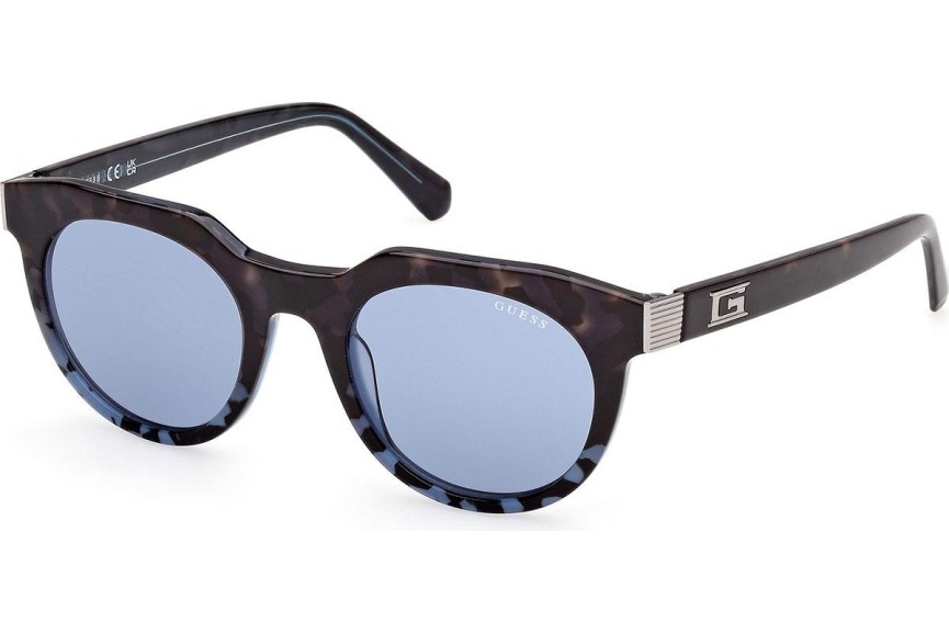 Okulary przeciwsłoneczne Guess GU00214 92V Okrągłe Havana