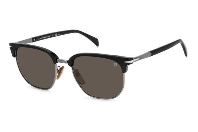 Okulary przeciwsłoneczne David Beckham DB1176/G/S ANS/IR Browline Czarne