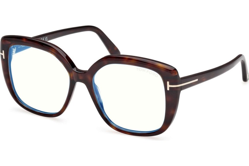 Okulary korekcyjne Tom Ford FT6043-B 052 Kocie oczy Havana