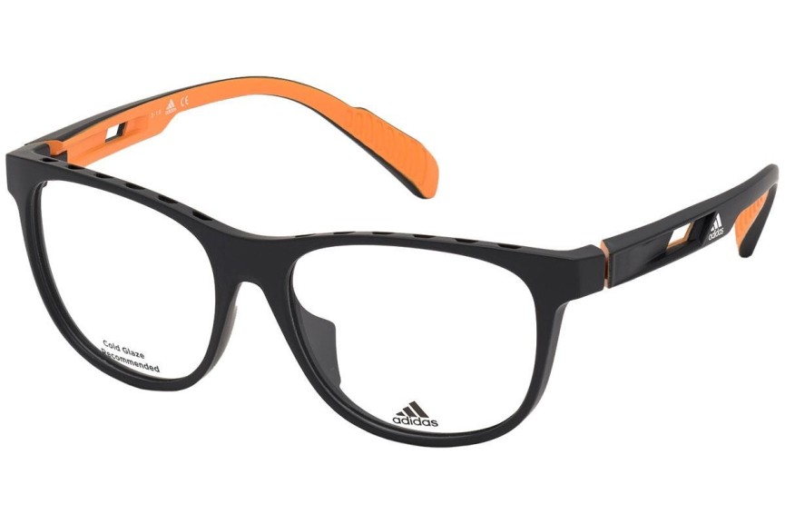 Okulary korekcyjne Adidas Sport SP5002 005 Okrągłe Czarne