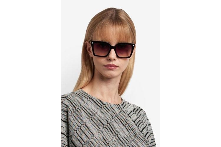 Okulary przeciwsłoneczne Missoni MIS0236/S 086/HA Kocie oczy Havana