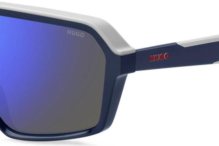 Okulary przeciwsłoneczne HUGO HG1334/G/S XW0/XT Pojedyncze | Shield Niebieskie