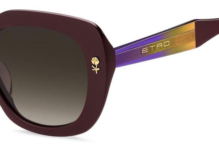 Okulary przeciwsłoneczne Etro ETRO0091/F/S LHF/HA Kocie oczy Czerwone