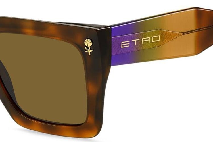 Okulary przeciwsłoneczne Etro ETRO0089/S C9B/70 Kocie oczy Havana