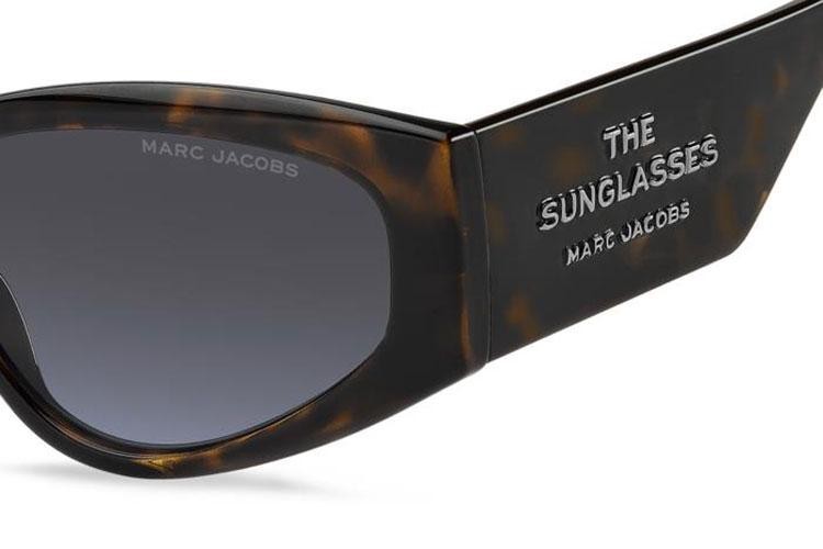 Okulary przeciwsłoneczne Marc Jacobs MARC803/S 086/GB Kocie oczy Havana