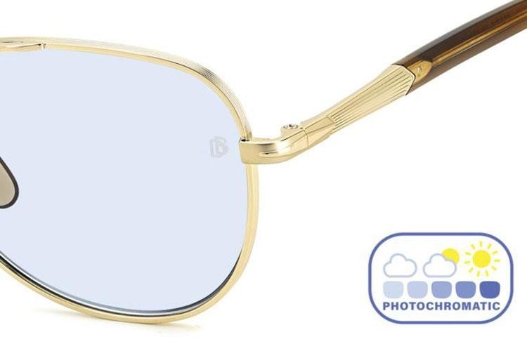 Okulary przeciwsłoneczne David Beckham DB1175/S J5G/QZ Pilotki (Aviator) Złote