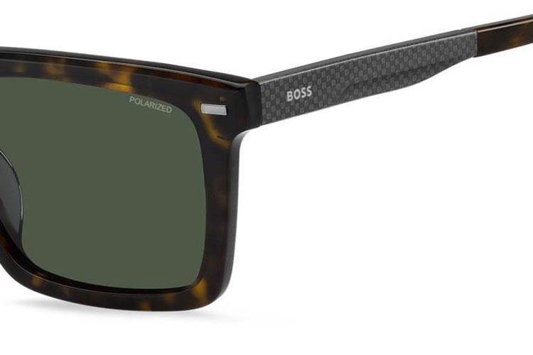 Okulary przeciwsłoneczne BOSS BOSS1765/G/S 086/UC Polarized Kwadratowe Havana