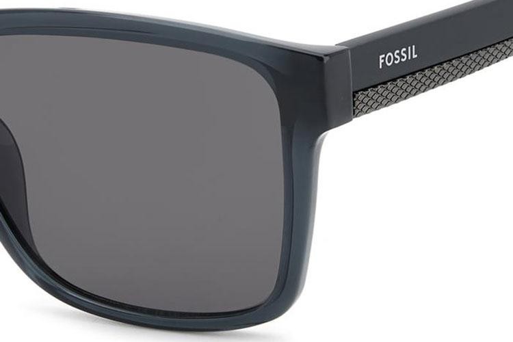 Okulary przeciwsłoneczne Fossil FOS2155/G/S 63M/IR Kwadratowe Czarne