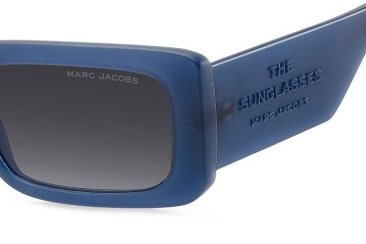 Okulary przeciwsłoneczne Marc Jacobs MARC804/S FLL/9O Prostokątne Niebieskie