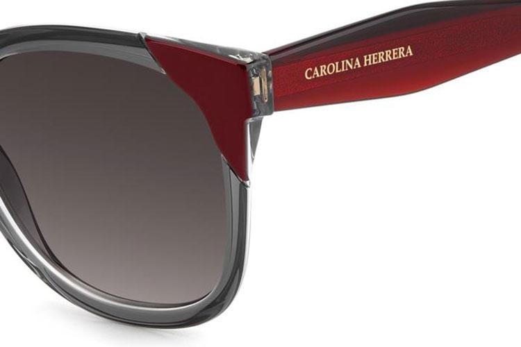 Okulary przeciwsłoneczne Carolina Herrera HER0289/S 268/9O Kwadratowe Szare