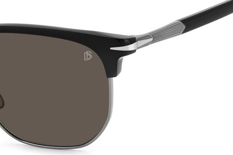 Okulary przeciwsłoneczne David Beckham DB1176/G/S ANS/IR Browline Czarne