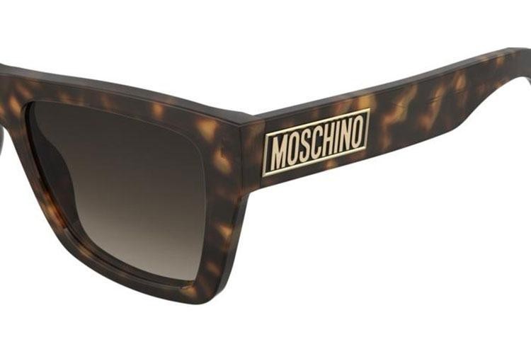 Okulary przeciwsłoneczne Moschino MOS181/S 086/HA Kocie oczy Havana