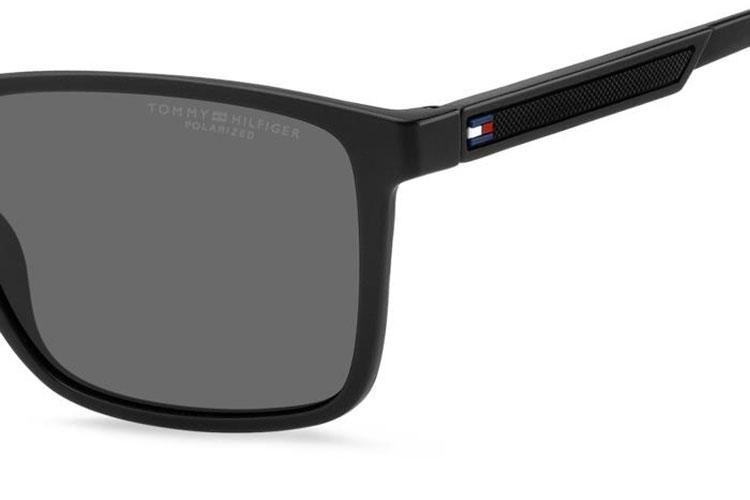 Okulary przeciwsłoneczne Tommy Hilfiger TH2201/S 807/M9 Polarized Kwadratowe Czarne