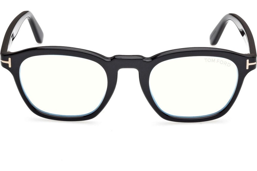 Okulary korekcyjne Tom Ford FT6033-B 001 Kwadratowe Czarne