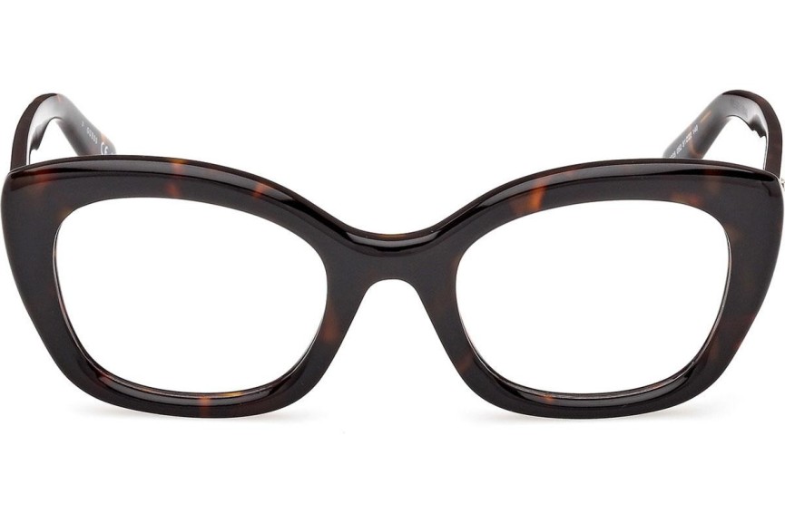 Okulary korekcyjne Guess GU50225 052 Kocie oczy Havana