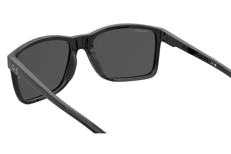 Okulary przeciwsłoneczne Under Armour UAHUSTLEXL 807/M9 Polarized Kwadratowe Czarne