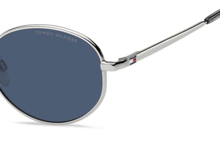 Okulary przeciwsłoneczne Tommy Hilfiger TH2219/S 010/KU Owalne Srebrne