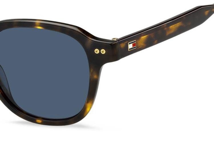 Okulary przeciwsłoneczne Tommy Hilfiger TH2185/S 086/KU Kwadratowe Havana