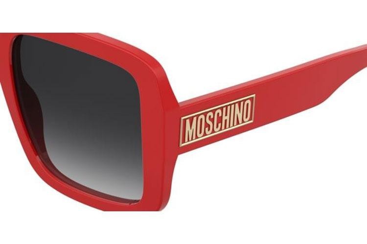 Okulary przeciwsłoneczne Moschino MOS180/S C9A/9O Kwadratowe Czerwone