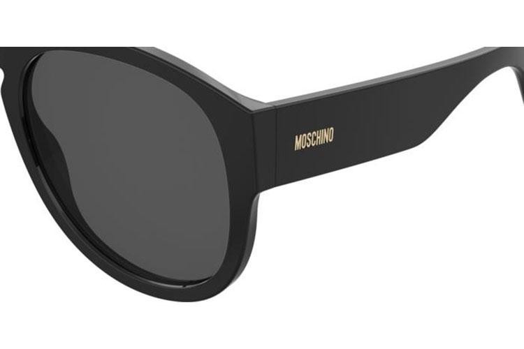 Okulary przeciwsłoneczne Moschino MOS176/S 807/IR Pilotki (Aviator) Czarne