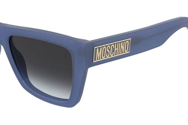 Okulary przeciwsłoneczne Moschino MOS181/S PJP/9O Kocie oczy Niebieskie