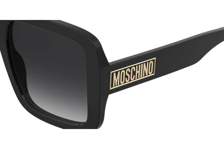 Okulary przeciwsłoneczne Moschino MOS180/S 807/9O Kwadratowe Czarne